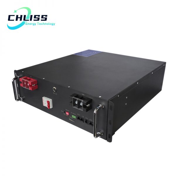 Chliss Household Rack Mount 48100 LiFePO4 Paquete de Baterías Renovables Sistema de Almacenamiento de Energía Solar Paquete de Baterías de Iones de Litio