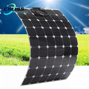 Chliss 385W panel solar portátil flexible enrollable cargador para casa