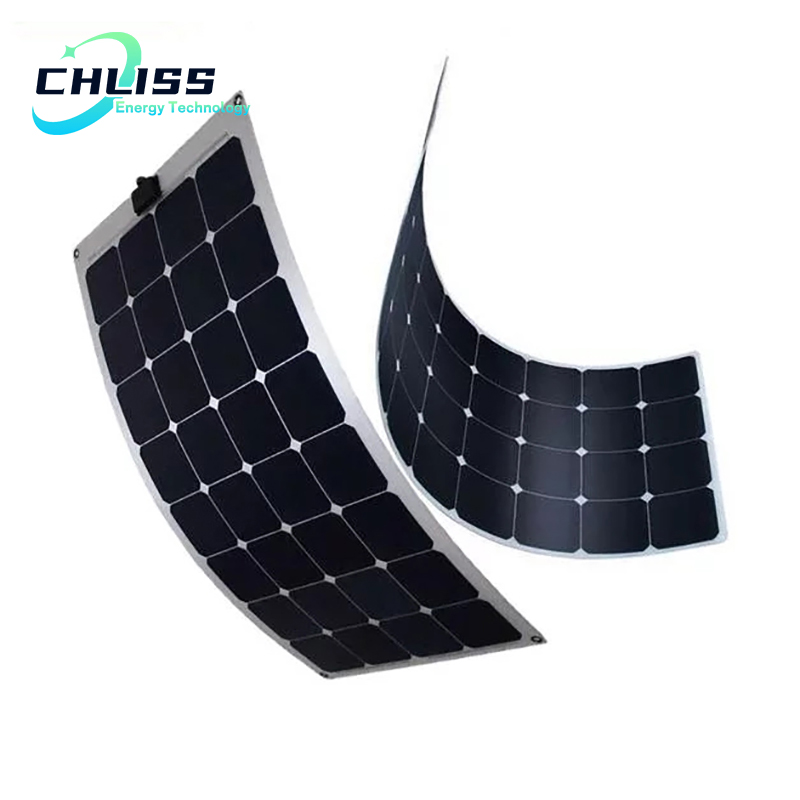 Chliss 500w panel solar flexible de silicio monocristalino con ajuste fino